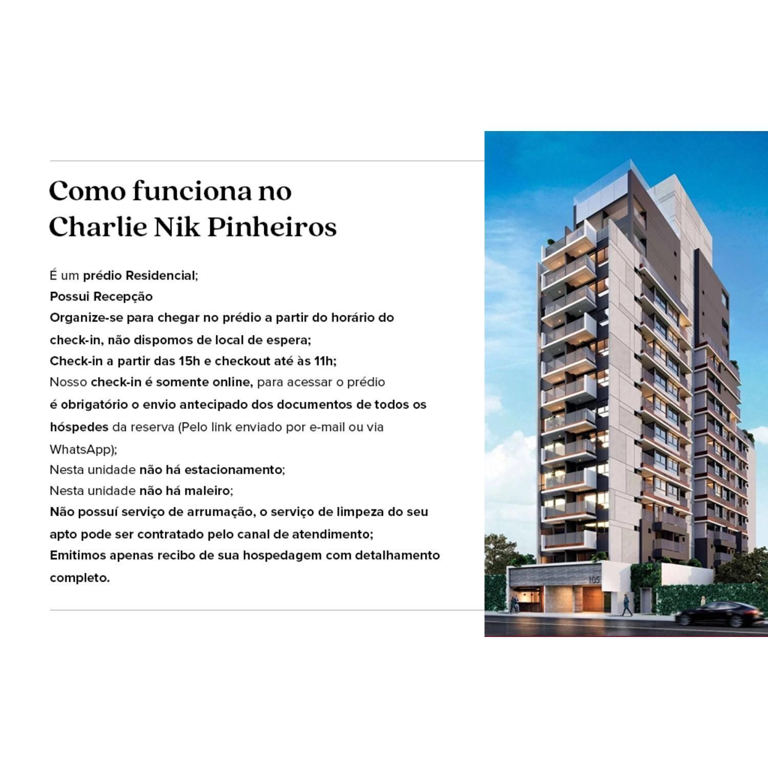 Apartamento Charlie Nik Pinheiros São Paulo